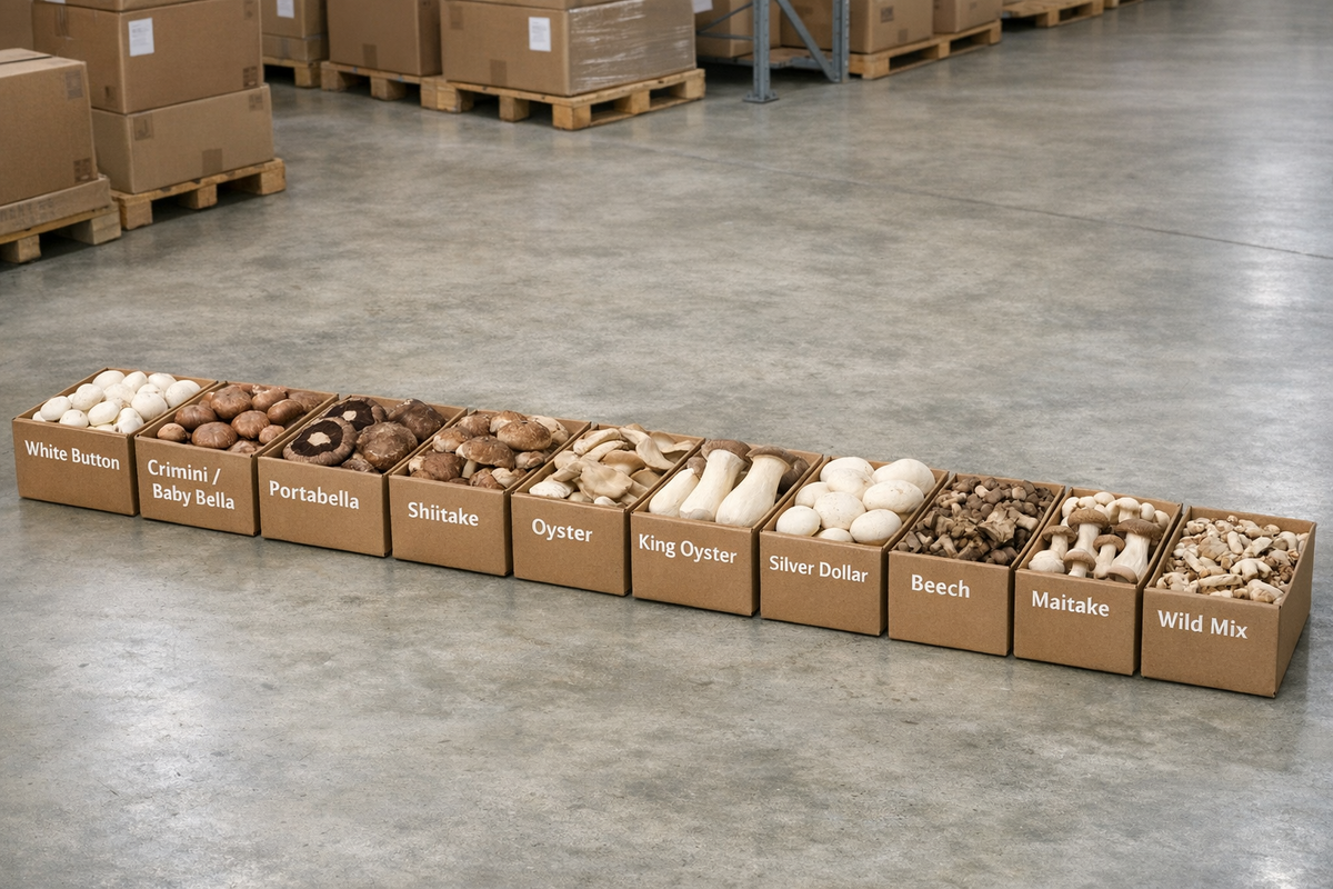 MAK Mushrooms product lineup